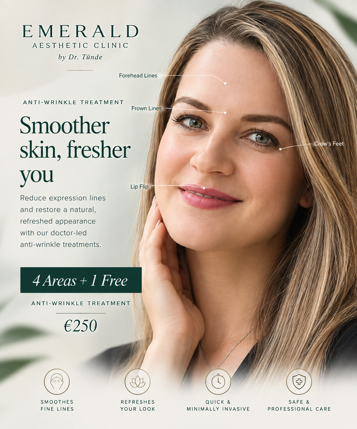 Aesthetic treatment at Emerald Aesthetic Clinic by Dr. Tünde in Dublin