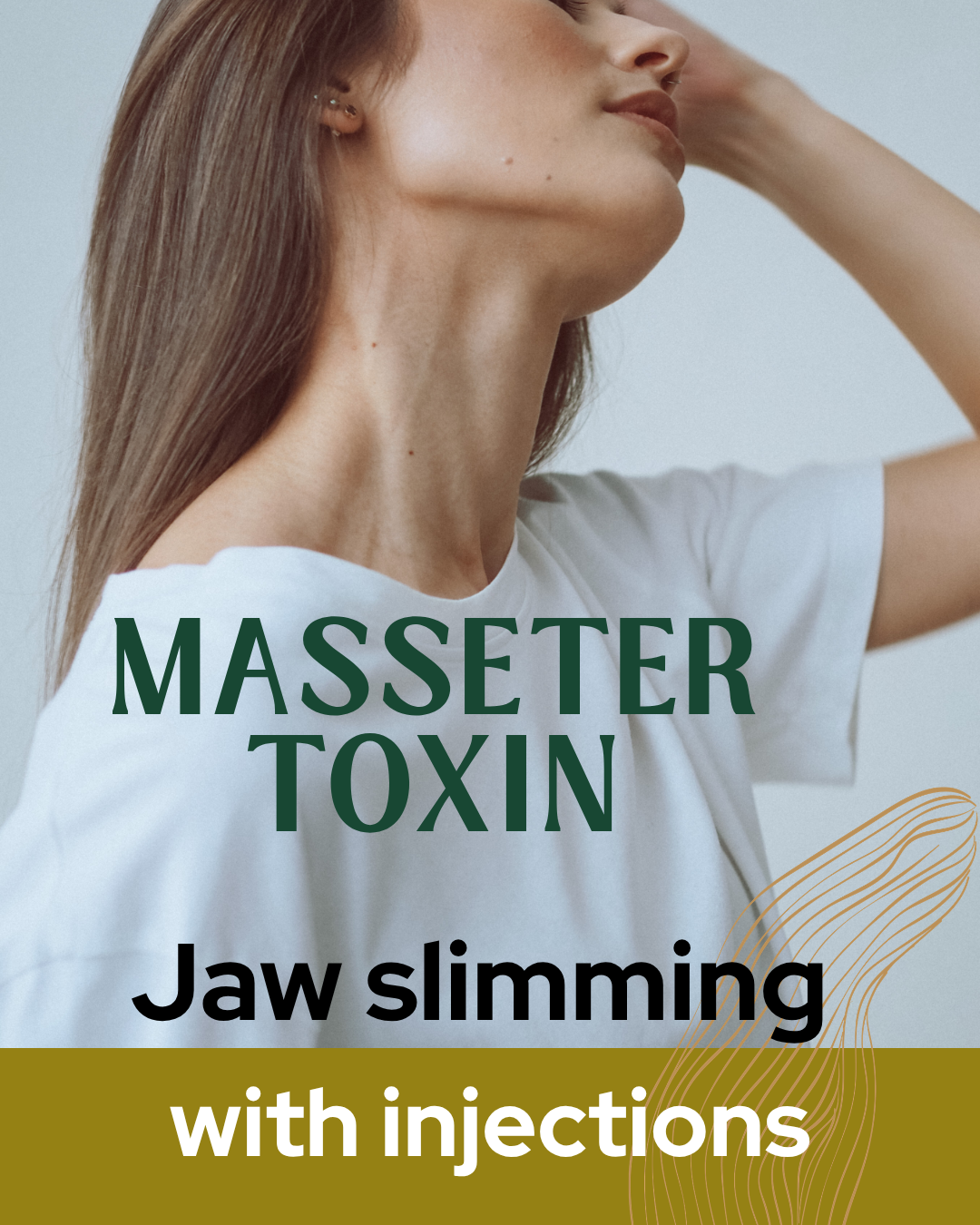Jawline slimming with injectables