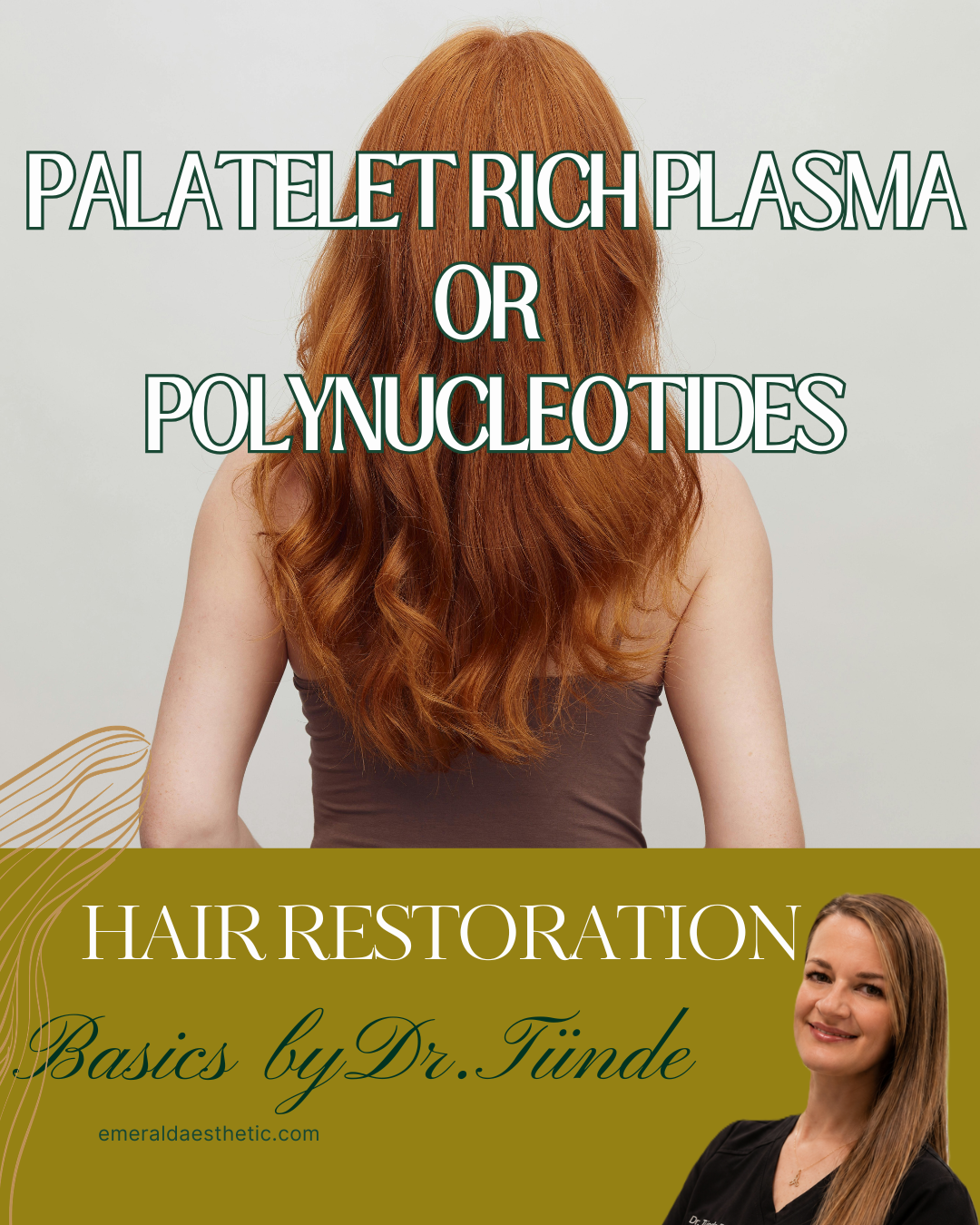 Polynucleotides or PRP for Hair Restoration